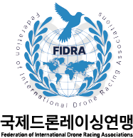 국제드론레이싱연맹 FIDRA 로고